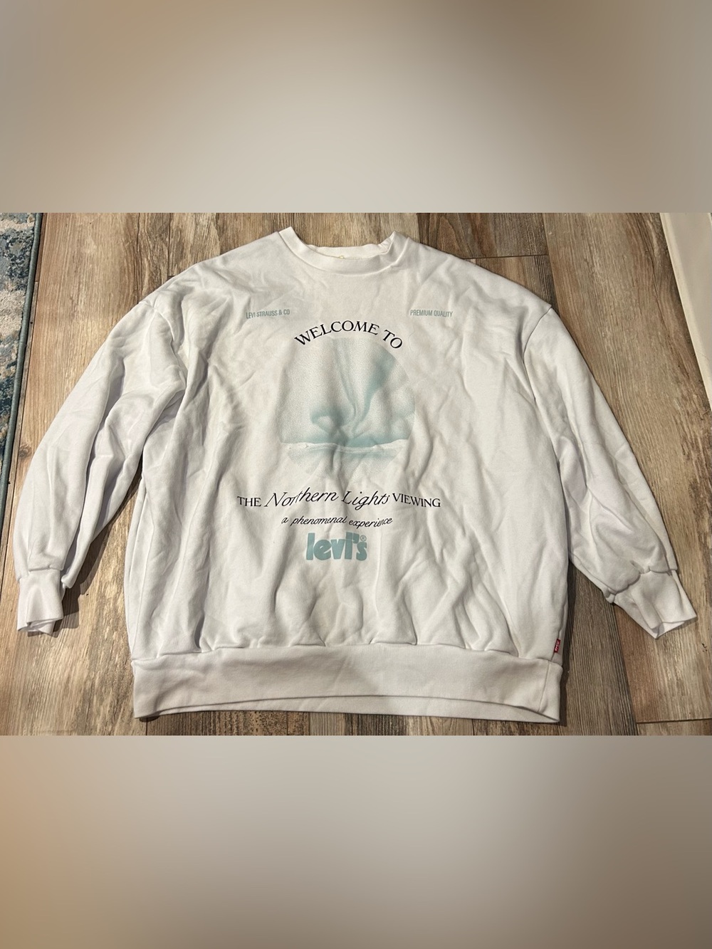 Levi's Welcome to The Northern Lights Viewing Graphic Crewneck Sweatshirt